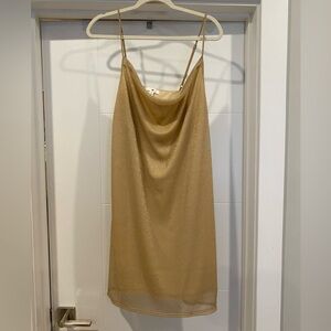 Nordstrom BP. Gold Dress